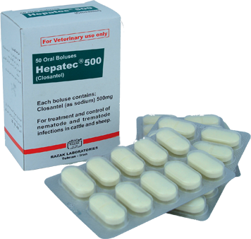 هپاتک(كلوزانتل‌ 500 ميلي‌گرمي‌)
