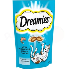 تشویقی گربه دریمز طعم سالمون وزن 60 گرم – Dreamies