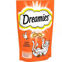 تشویقی گربه دریمز طعم مرغ وزن 60 گرم – Dreamies