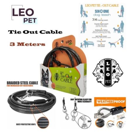 لید قلاده کابلی LEO PET