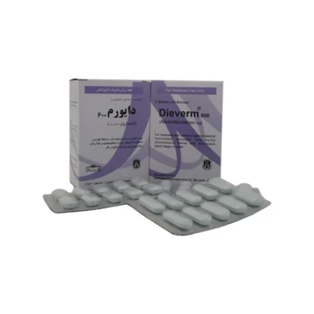 ضد انگل دایورم 600 آلبندازول 600شرکت زاگرس فارمد
