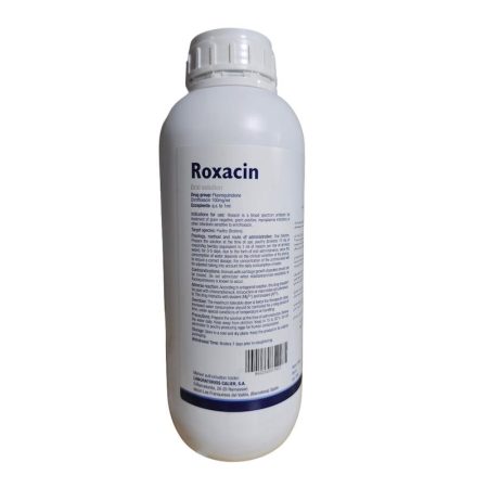 آنتی بیوتیک انروفلوکساسین اسپانیایی روکساسین roxacin ۱ لیتری